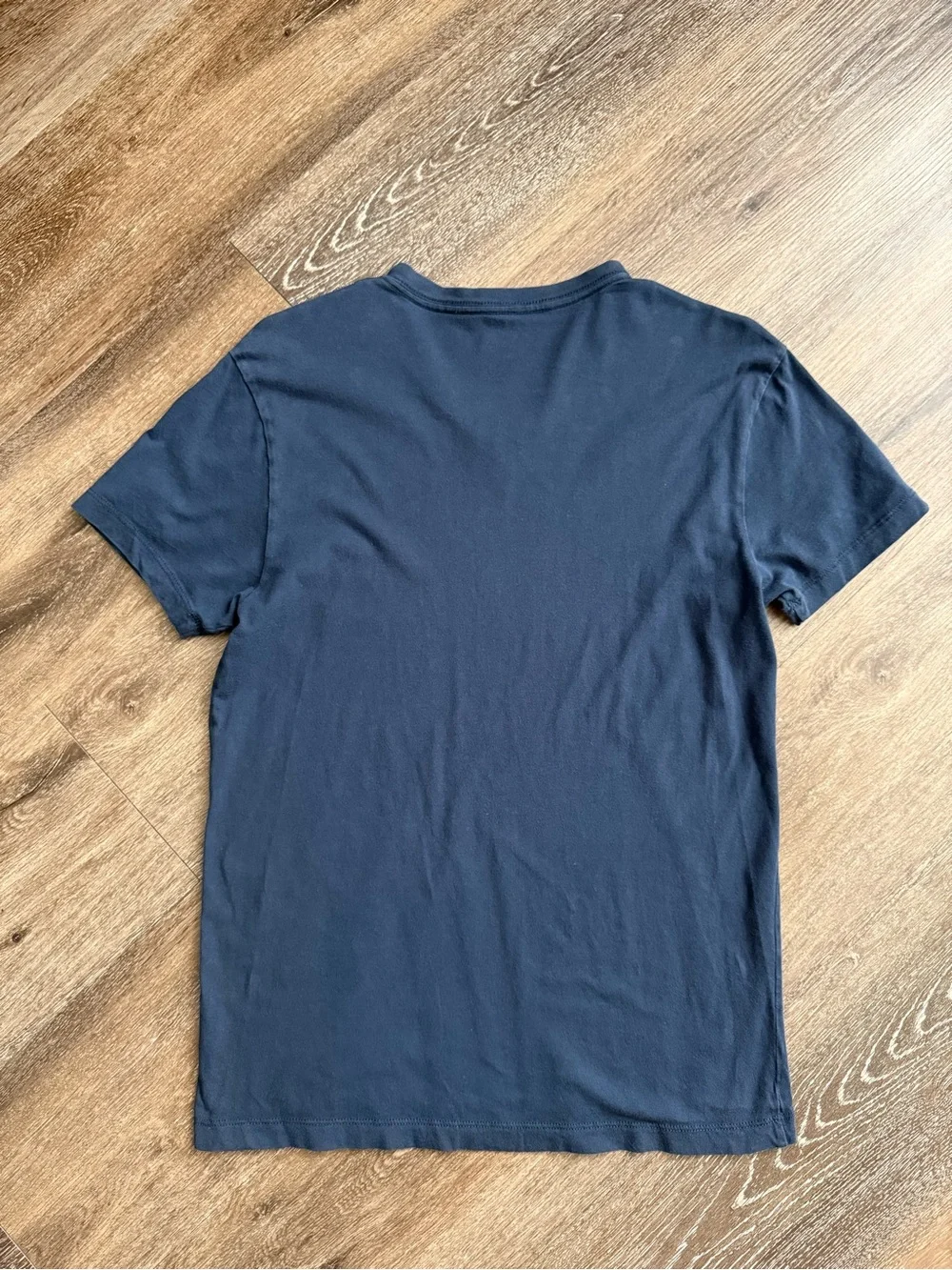 J. Crew Men's V-Neck Tee in Dark Navy 100% Cotton Size S